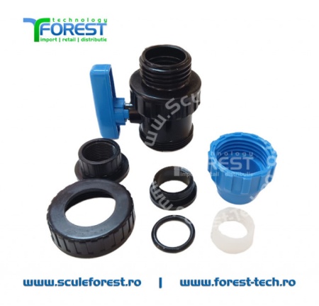 Robinet apa PEHD, mufa-filet interior, 25 x 3/4", PN 10 - Img 3