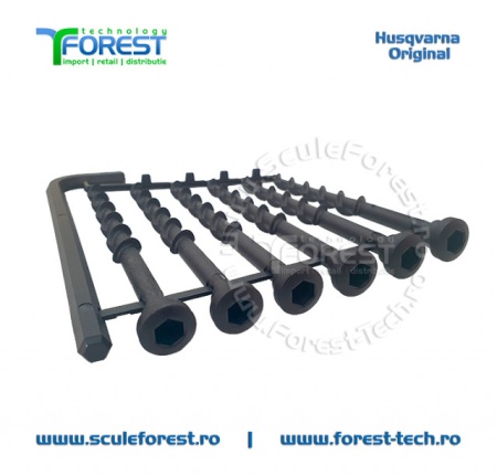 Set 6 suruburi pentru fixarea unitatii de incarcare (dockstation) Husqvarna - Img 3