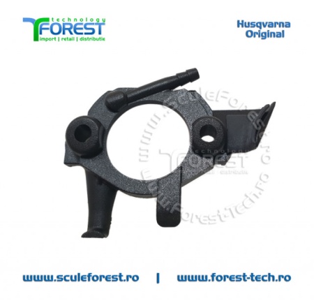 Suport carburator drujba Husqvarna 340e, 345e, 350e - Img 2