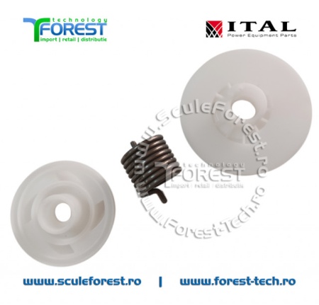 Tambur demaror KIT compatibil pentru drujba Husqvarna 340e, 345e, 435e, 440e, 450e, Jonsered CS2240, CS2245, CS2250 - Img 2