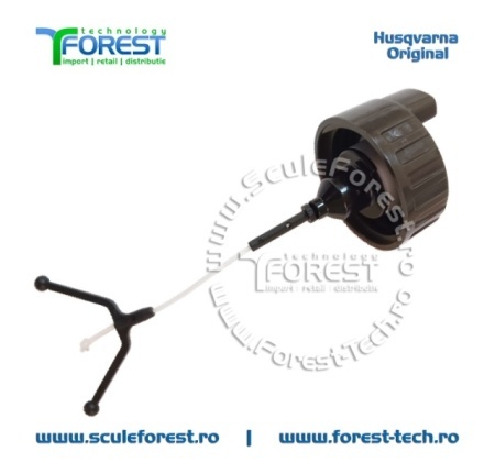 Buson rezervor carburant original pentru motocoasa Husqvarna 135R, 535RX - Img 5