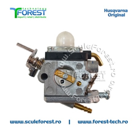 Carburator original pentru motocoasa Husqvarna 129R, 325RX - Img 2
