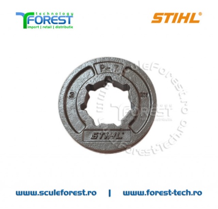 Carcasa ambreiaj originala pentru drujba Stihl MS171, MS181, MS210, MS230 cu sproket pas .3/8" - Img 5