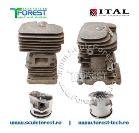 Cilindru compatibil drujba Stihl MS180 2-MIX, MS180C 2-MIX New Model - Img 3