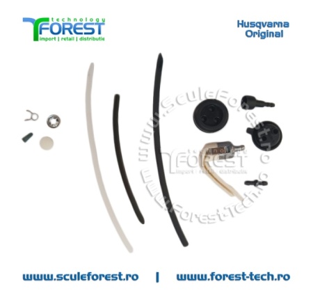 Conducta (furtun) carburant (set) originala motocoasa Husqvarna 129R, 325R - Img 2