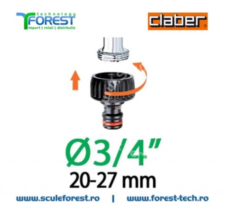 Conector pentru robinet metalic de 3/4" - Img 3