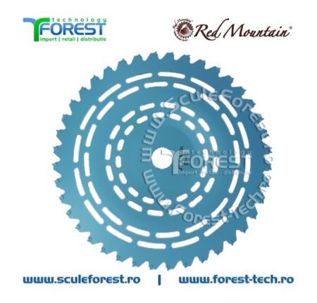 Disc (cutit) motocoasa BOWL VIDIA, arbusti 255mm 40dinti | SculeForest - Img 2