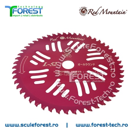 Disc (cutit) motocoasa VIDIA, arbusti 230mm 52dinti | SculeForest - Img 3