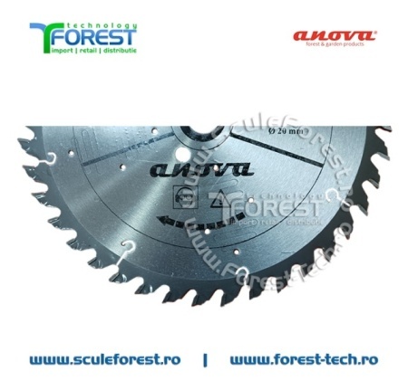 Disc taiere arbusti VIDIA Anova arbusti 255 mm, 40 dinti, 20mm | SculeForest.ro - Img 2