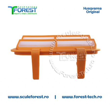 Filtru aer cu sita din plastic original pentru drujba Husqvarna 130, 135 Mark II - Img 3