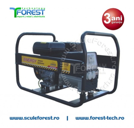 Generator curent monofazic 6.2 kVA Energy 6500 MH, motor Honda, benzina - Img 2