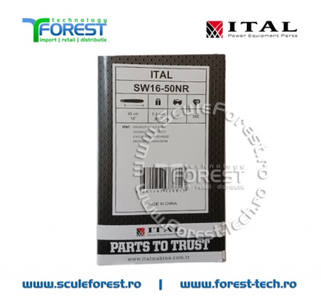 Lama drujba ITAL 40cm pas 3/8 canal 1.3mm 27.5 dinti (55 eclise) - pt. Stihl - Img 6