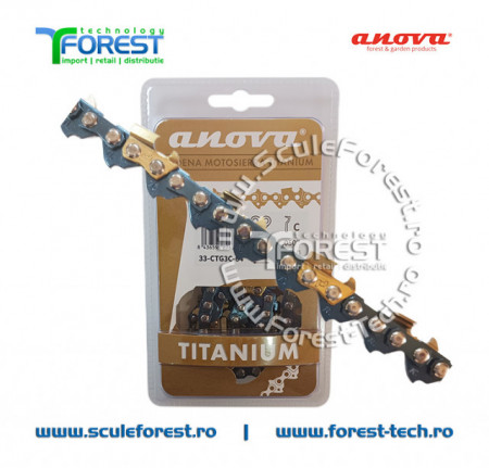 Lant drujba TITANIUM ANOVA 15"(38cm), 32 dinti, pas 325, canal 1.3mm