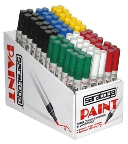 MARKER PAINT cu varf MEDIU culoarea ALBASTRU DESCHIS - Img 4