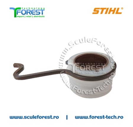 Melc ulei (pinion) original pentru pompa ulei drujba Stihl MS651, MS661, MS661C - Img 3