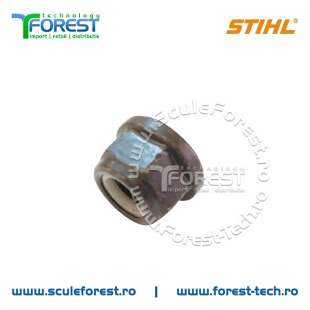 Piulita blocare originala pentru motocoasa Stihl cu diametrul M12 - Img 2