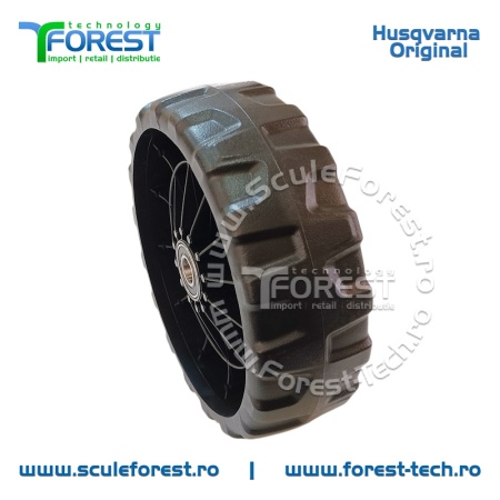 Roata fata originala pentru masina tuns gazon Husqvarna LC247, LC247S, LC247i, LC347iVX - Img 6