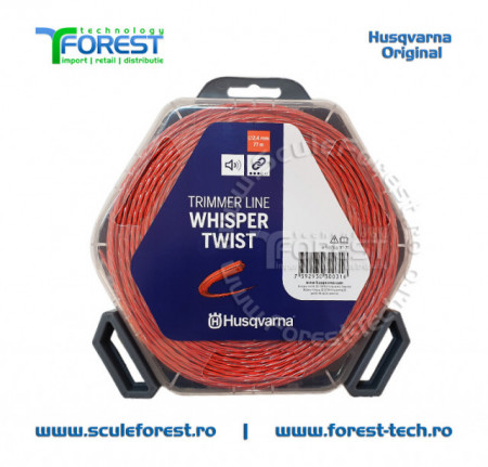 Rola fir trimmy 2.4mm x 77m Whisper Twist Gri