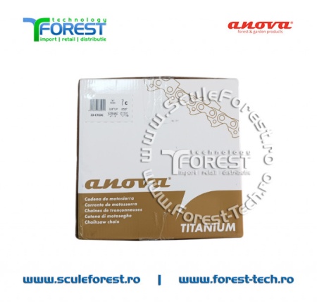 Rola lant drujba TITANIUM ANOVA pas 3/8 canal 1.3mm - Img 8