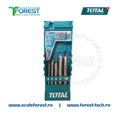 Set 5 burghie pentru ceramica TOTAL | SculeForest.ro - Img 2