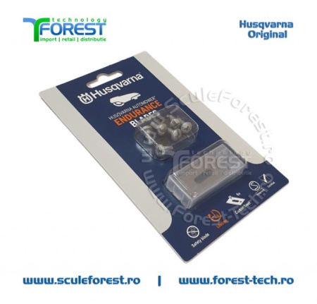 Set 6 cutite ENDURANCE pentru automower (robot de tuns gazonul) Husqvarna - Img 2