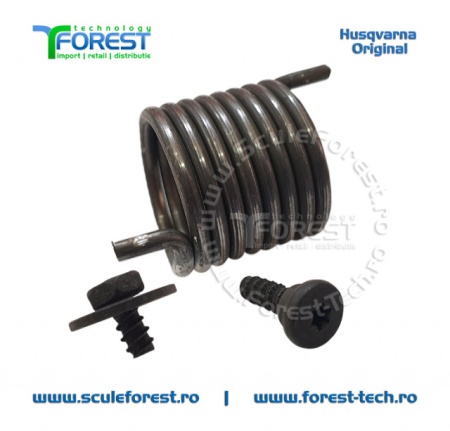 Tambur demaror KIT original pentru drujba Husqvarna 120 MarkII, 137, 142, 235e, 236, 240e - Img 3