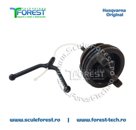 Buson rezervor ulei original pentru drujba Husqvarna 34, 41, 51, 55, 136, 137, 141, 142, 254, 262XP - Img 6