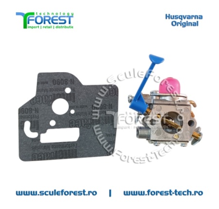 Carburator original pentru motocoasa Husqvarna 128R, 128C, Jonsered BC2128, McCulloch B28B, B28PS - Img 6