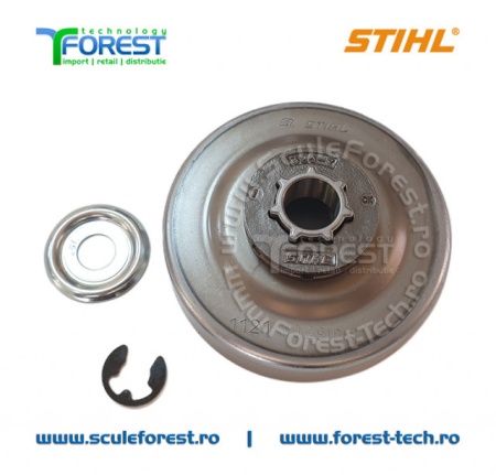 Carcasa ambreiaj originala pentru drujba Stihl MS261, MS261C, MS271, MS271C, MS291 cu sproket pas .325" - Img 4