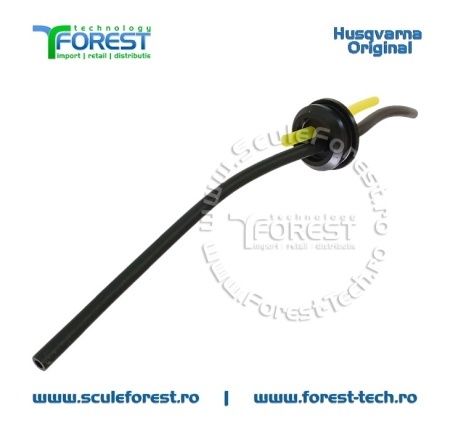 Conducta (furtun) carburant (set) originala motocoasa Husqvarna 525RX - Img 2