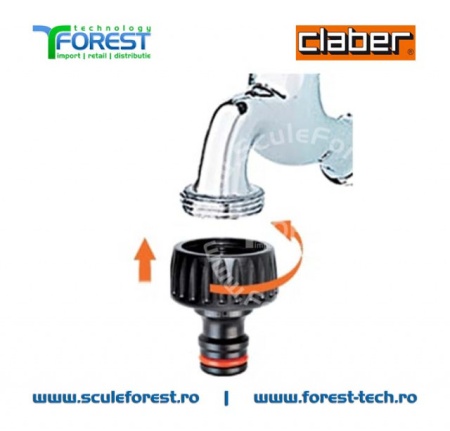 Conector pentru robinet metalic de 3/4" - Img 4