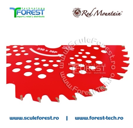 Disc (cutit) motocoasa HARD VIDIA, arbusti 255mm 40dinti | SculeForest - Img 3