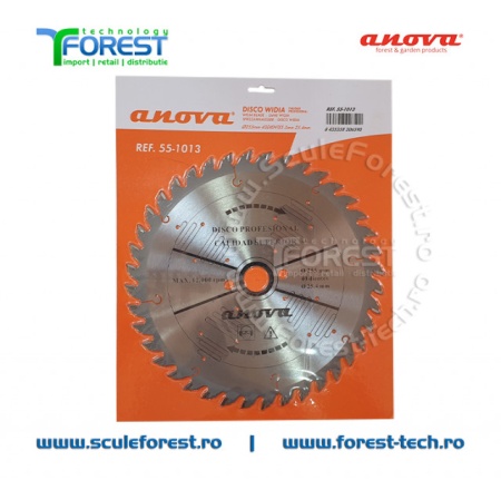 Disc (cutit) motocoasa VIDIA Anova, arbusti 255mm 40 dinti | SculeForest - Img 2