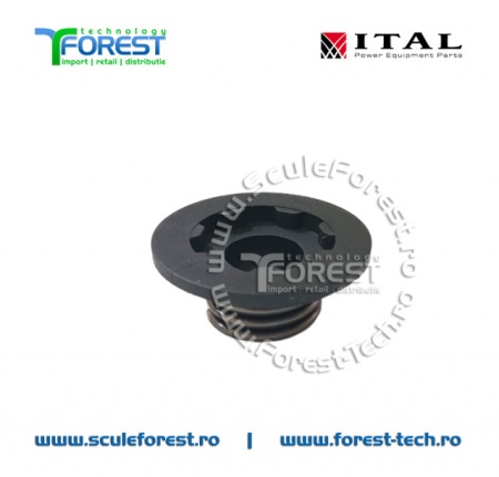 Melc ulei (pinion) compatibil pentru pompa ulei drujba Husqvarna 340 340e, 345, 345e, 445, 450, Jonsered CS2145, CS2150, CS2245, CS2250, McCulloch CS450 - Img 3