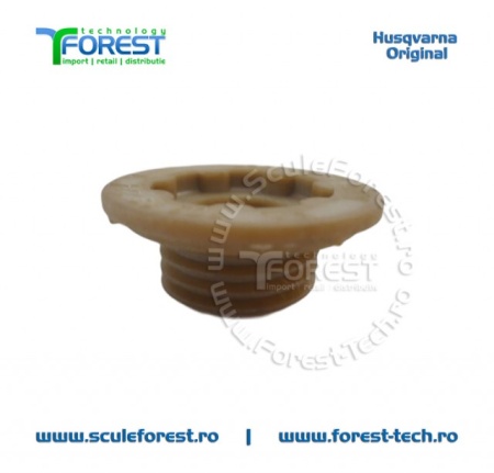 Melc ulei (pinion) original pentru pompa ulei drujba Husqvarna 350, 350e, Jonsered CS2145, CS2150 - Img 5