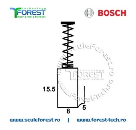 Perii colectoare (carbune) originale Bosch 2604321905 - Img 3
