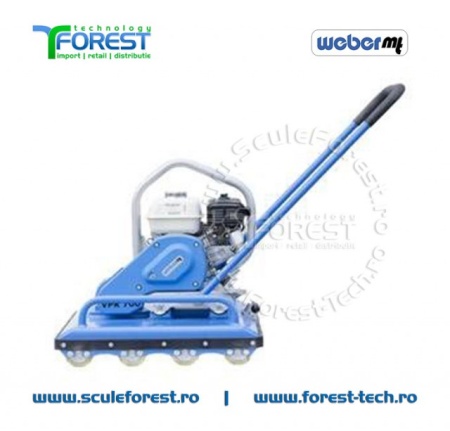Placa compactoare cu role WEBER VPR 700 ptr. dale, pavaje - Img 3