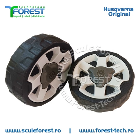 Roata fata originala KIT pentru masina tuns gazon Husqvarna LC140P, LC140SP - Img 2
