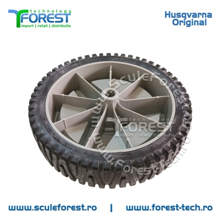 Roata fata originala pentru masina tuns gazon Husqvarna LC153, LC53 - Img 4