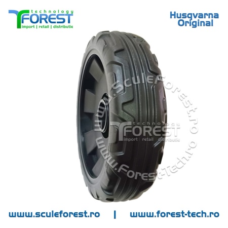 Roata fata originala pentru masina tuns gazon Husqvarna R147S, R151S, R153S - Img 6