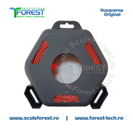 Rola fir trimmy 2.4mm x 77m Whisper Twist Gri - Img 2
