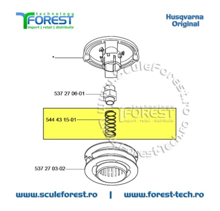 Arc original la cap motocoasa T35X, T45X sau T55X Husqvarna - Img 6