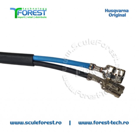 Cablu electric asamblat original pentru drujba Husqvarna 135, 140, 435, 435e, 440, 440e, Jonsered CS2240, CS2240S - Img 5