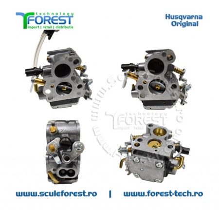 Carburator original pentru drujba Husqvarna 120 MarkII, 235, 235e, 236, 240, 240e, Jonsered CS2234, CS2238, McCulloch CS340, CS380 - Img 3