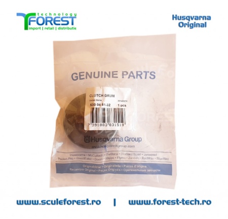 Carcasa ambreiaj originala pentru drujba Husqvarna 136, 137, 141, 142, 235, 236, 240, Partner 352, 371 cu pinion fix si rulment pas .325" - Img 6