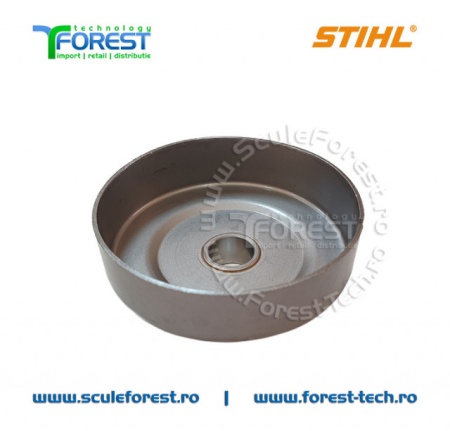 Carcasa ambreiaj originala pentru drujba Stihl MS017, MS018, MS019, MS170, MS 170c, MS180, MS 180C, MS 190T, MS191T cu pinion fix pas .3/8" - Img 4