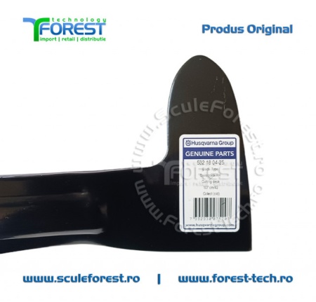 Cutit stinga tractor Husqvarna CTH140, CTH150, CTH180, CTH210,CTH220, TC342T - 540mm - Img 6