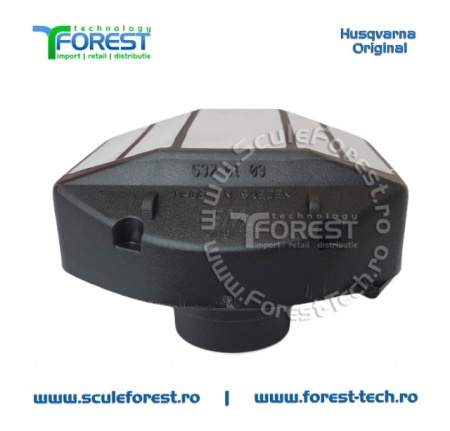 Filtru aer cu sita din plastic original pentru drujba Husqvarna 357XP, 359 - Img 5
