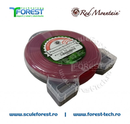 Fir motocoasa (damil) 2.7mm x 72m RedRound | SculeForest - Img 2