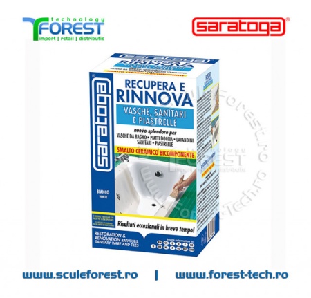 KIT Email pentru renovare cazi din fonta, ceramica si chiuvete, faianta - 375 ml - Img 2